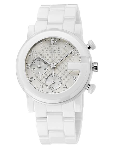 white gucci watch women'|white gucci watch men's.